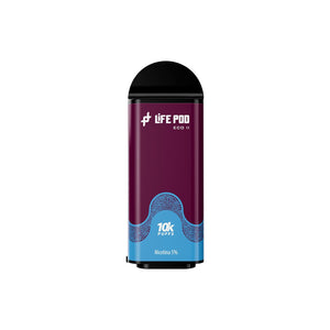 LIFE POD ECO II PREFILLED POD 10K - BLACK BERRY ICE - INDY PERU